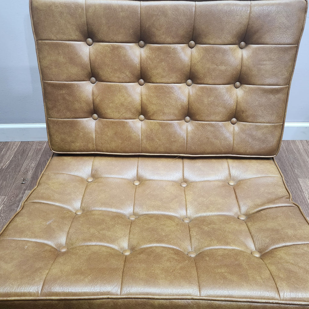 Vintage Barcelona Style Replica Chairs - Sold As A Pair or Individually