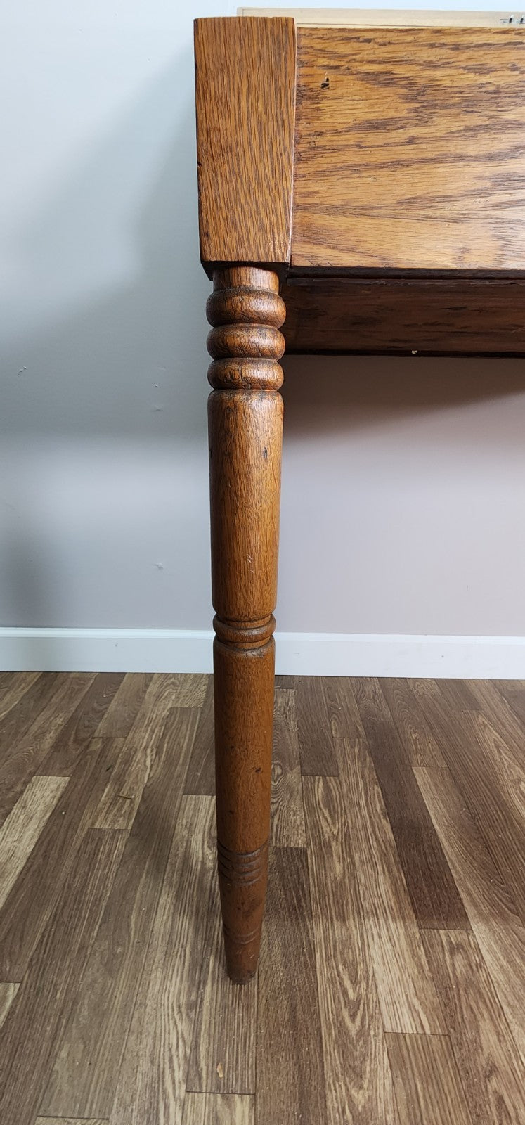 Slant Lift Top Desk Pine Mid 1800s  Antique Dovetailed