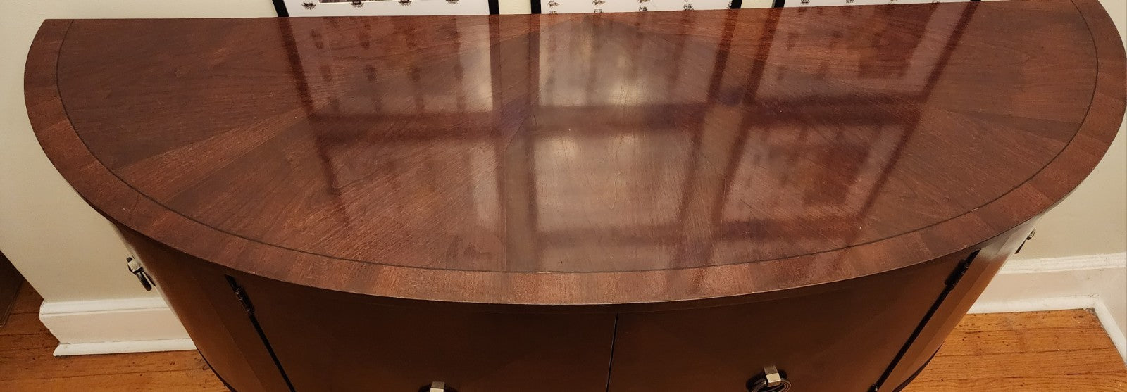 ETHAN ALLEN Demilune Sideboard