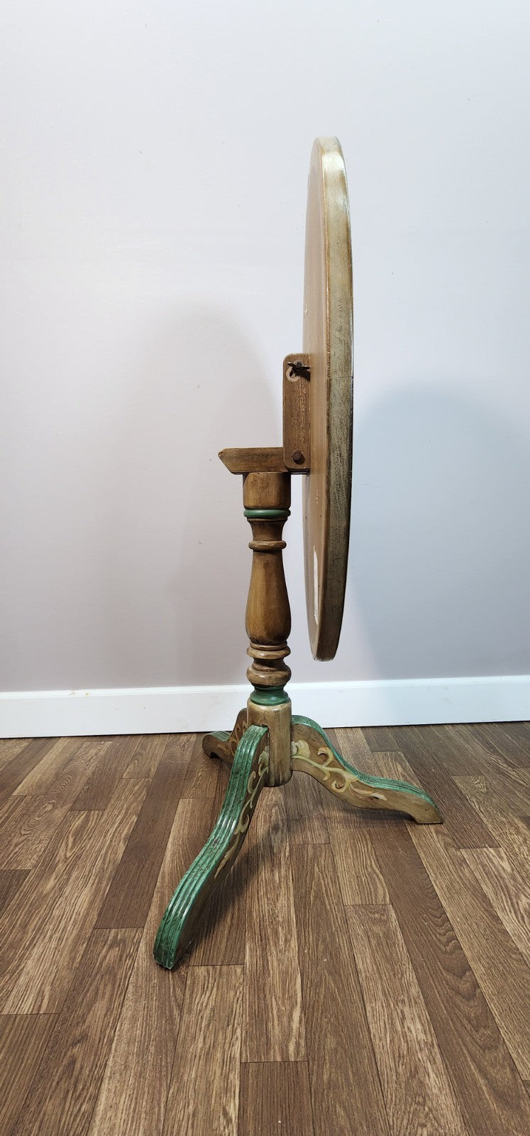 Vintage Painted Flip Top Table