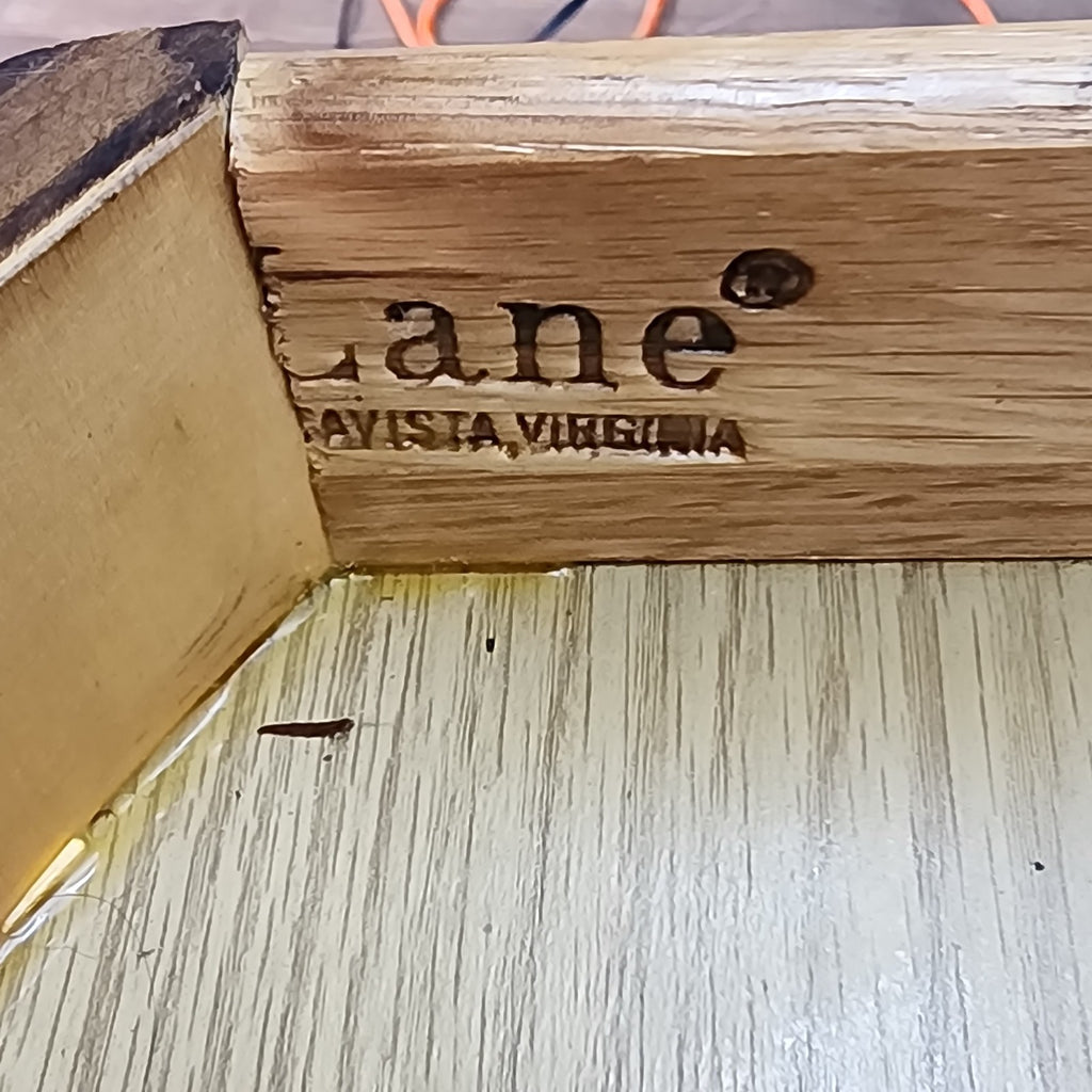 Lane Hollywood Regency Inlay Side End Table