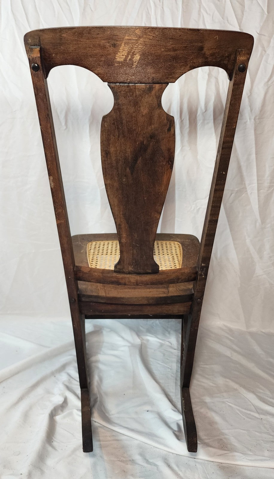Antique American Cane Rocking Chair