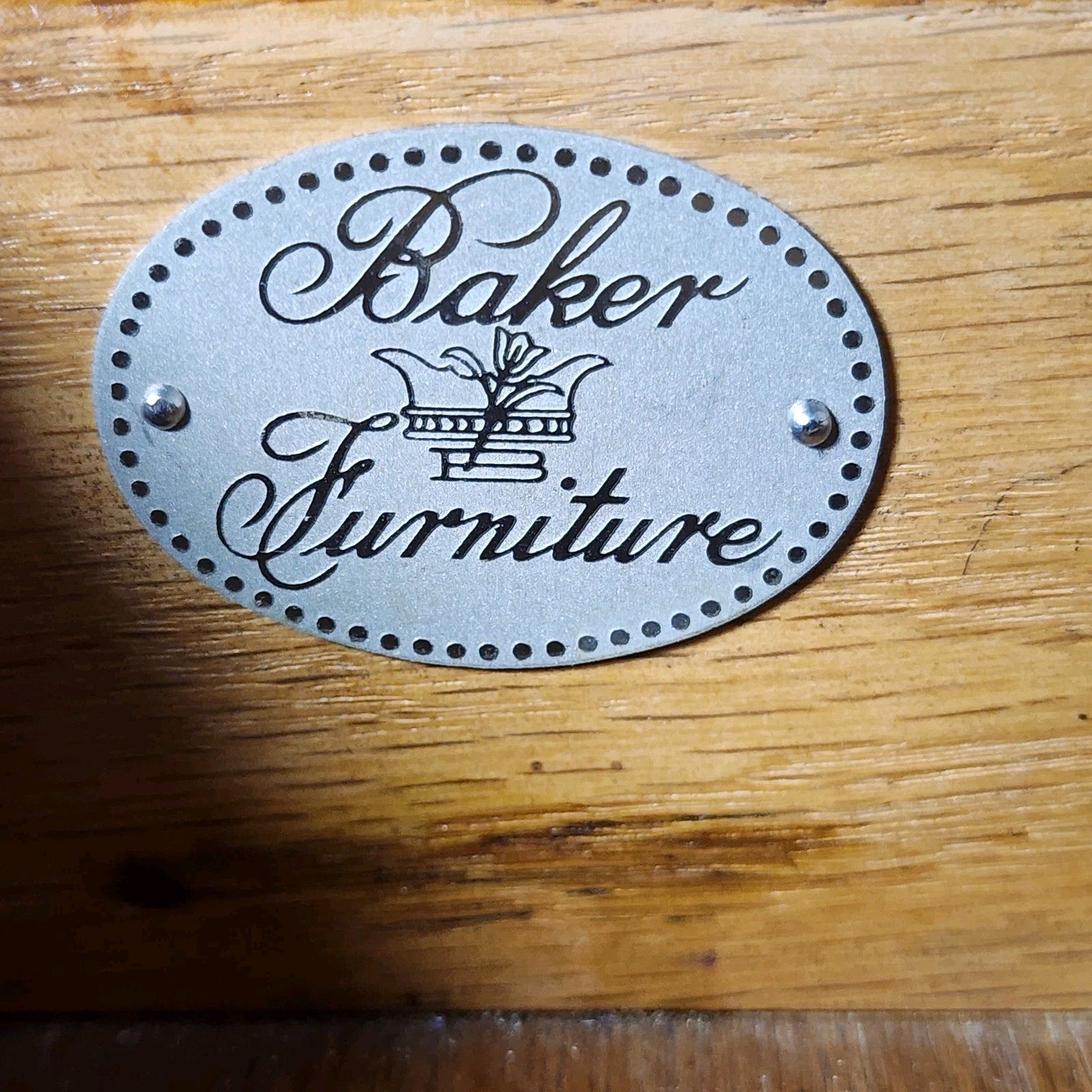 Vintage Baker Chinese Chippendale Furniture Night Table End Table