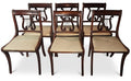 Harp back - Lyre-shaped Backrest Dining Chairs - Set of 6