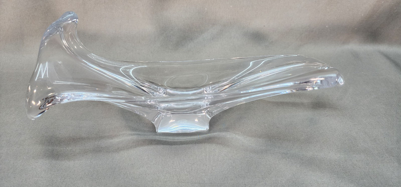 Vintage French Crystal Centerpiece Bowl
