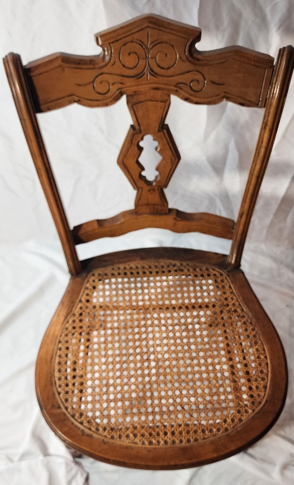 Antique Cane Chairs - Sold As A Pair