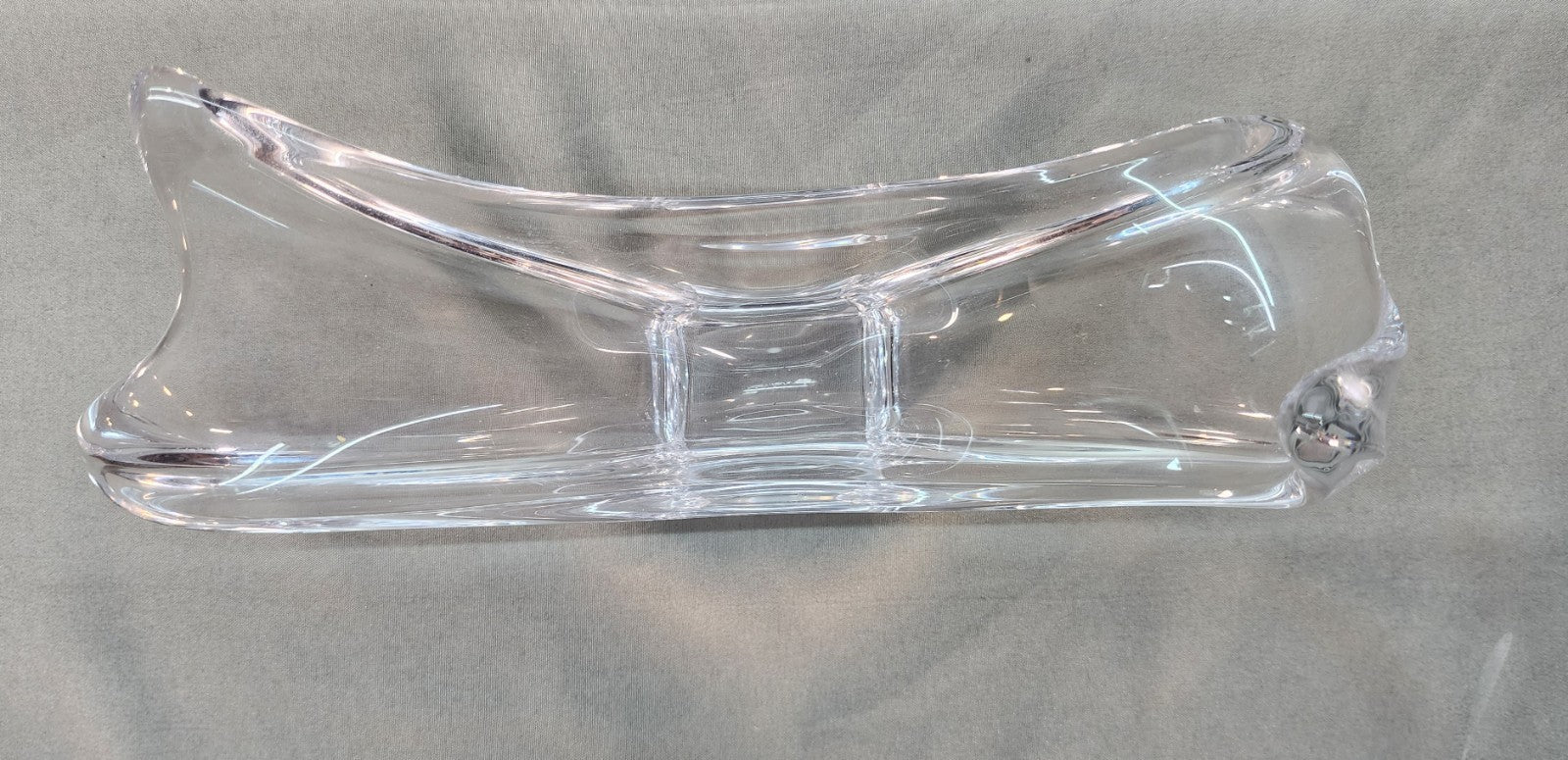 Vintage French Crystal Centerpiece Bowl