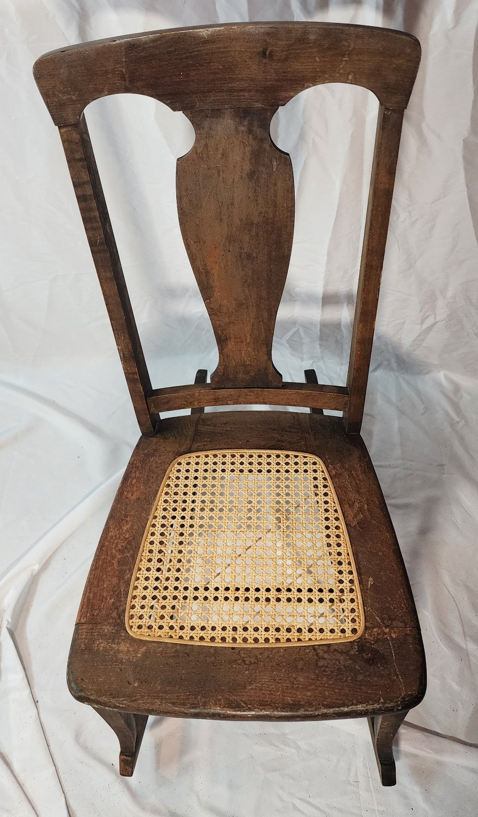 Antique American Cane Rocking Chair