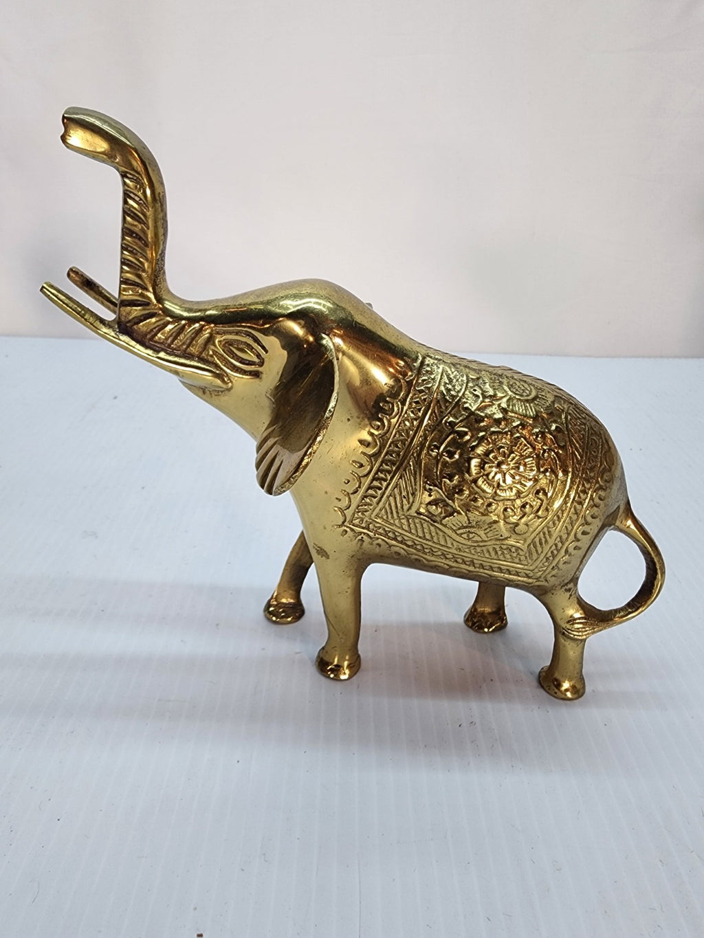 Vintage small brass elephant And Deer Figurines 