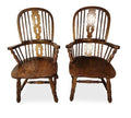 Windsor Chair Pair - Set of Two - Antique Vintage