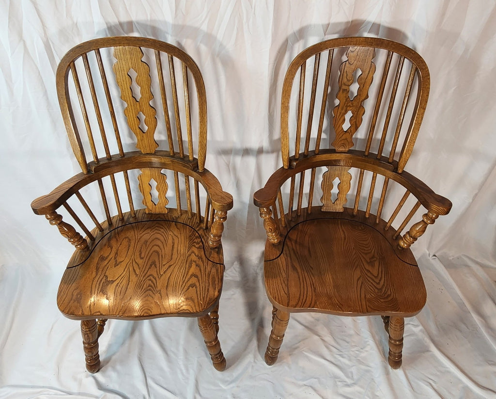 Windsor Chair Pair - Set of Two - Antique Vintage