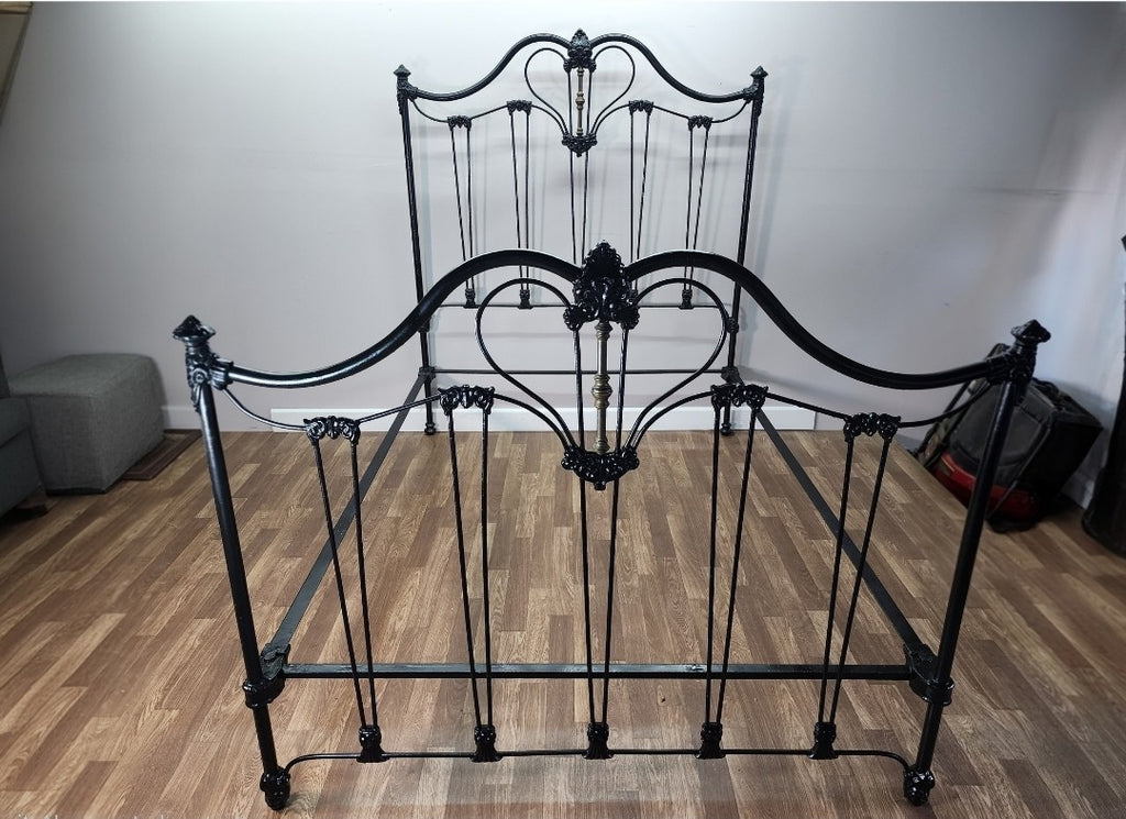 Antique Wrought Iron Bed Frame