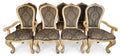 Vintage American Drew Dining Chairs Includes 2 Arm Chairs