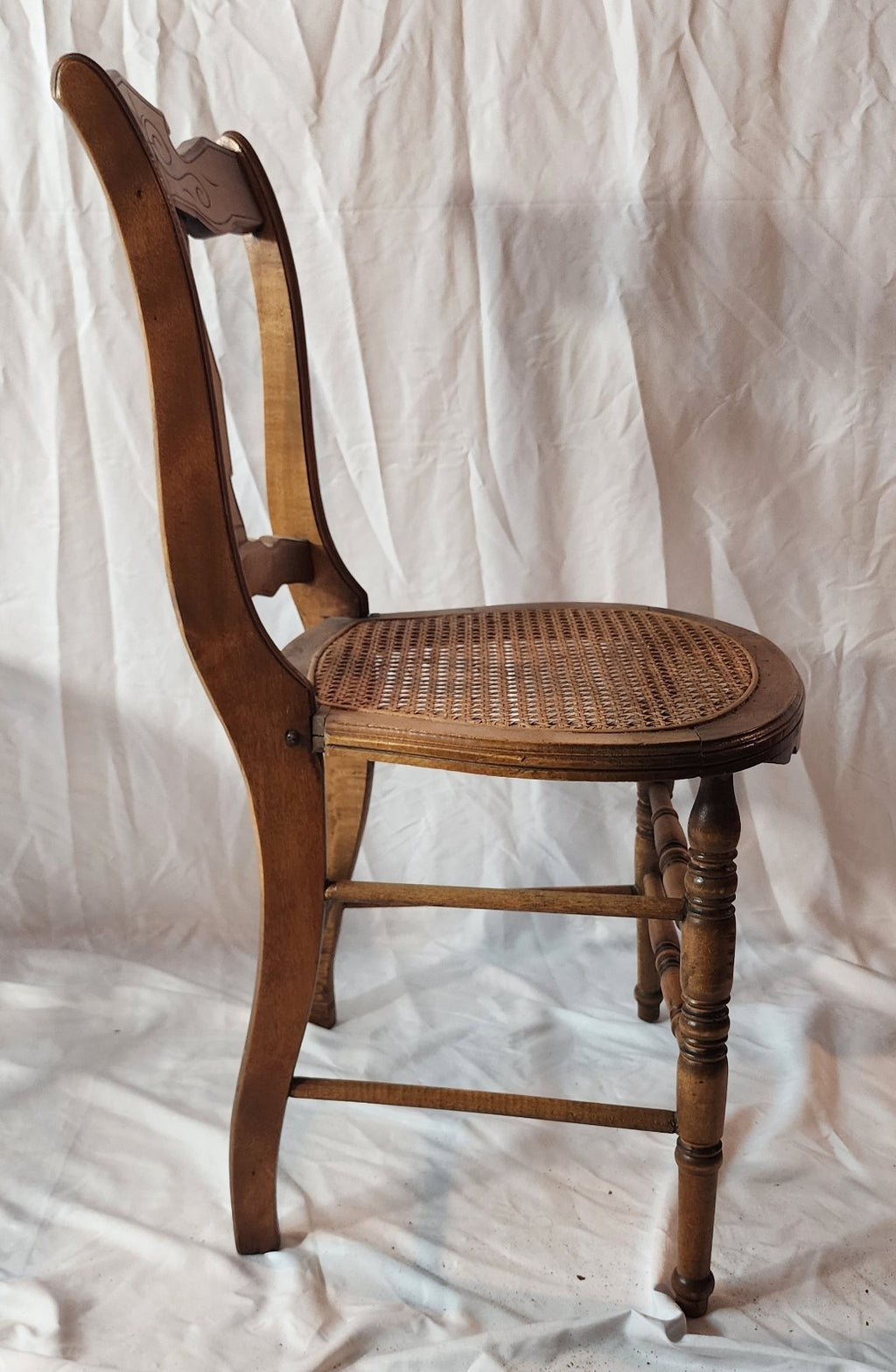 Antique Cane Chairs - Sold As A Pair