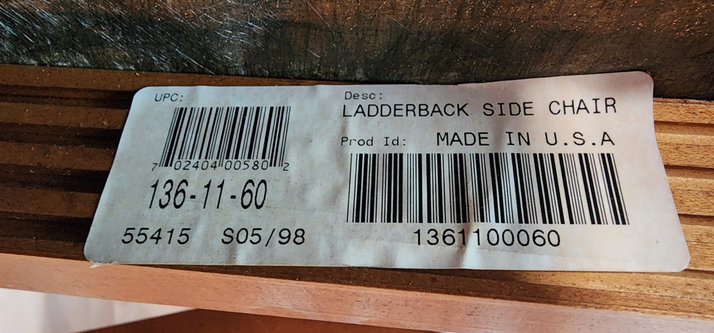 Stanley Ladderback Dining Chairs