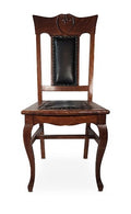 Vintage Antique Black Chair