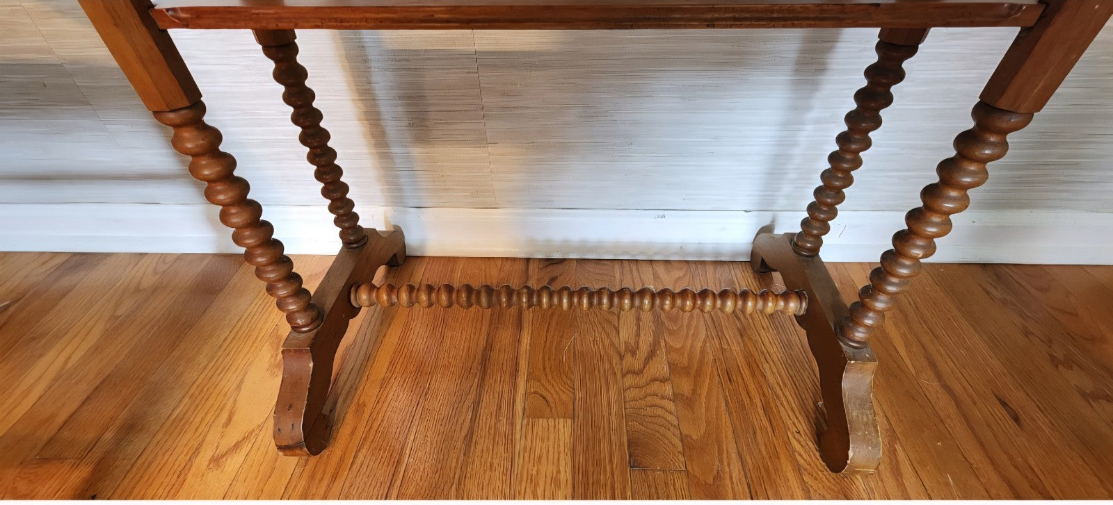 Antique Victorian Side Table With Shelf, Late 19th Century