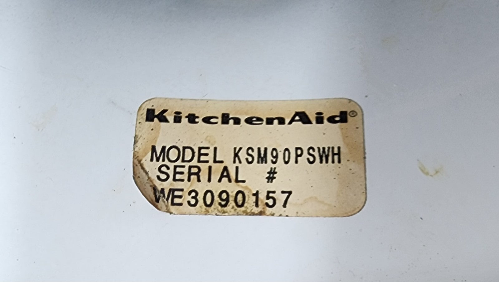 KitchenAid KSM90PSW