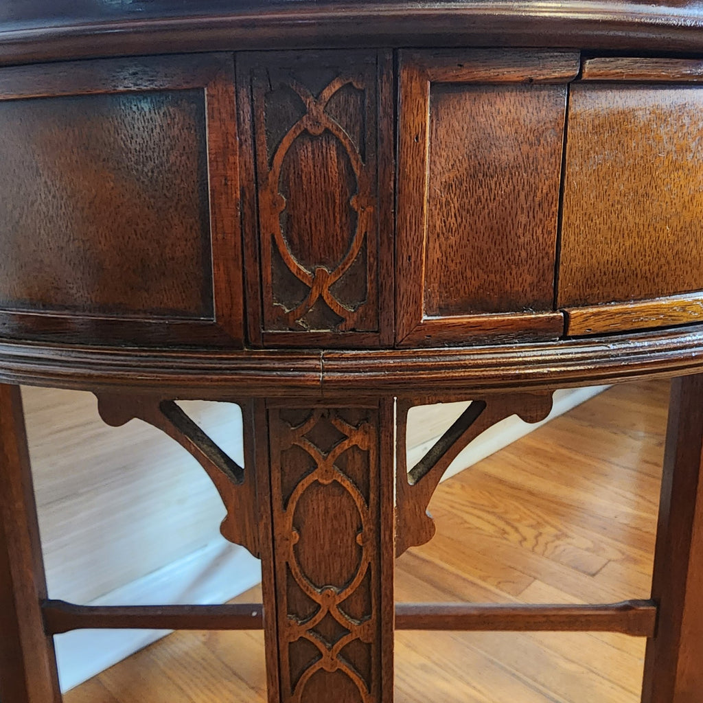 Vintage Baker Chinese Chippendale Furniture Night Table End Table