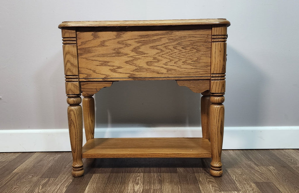 Vintage Oak Side Table