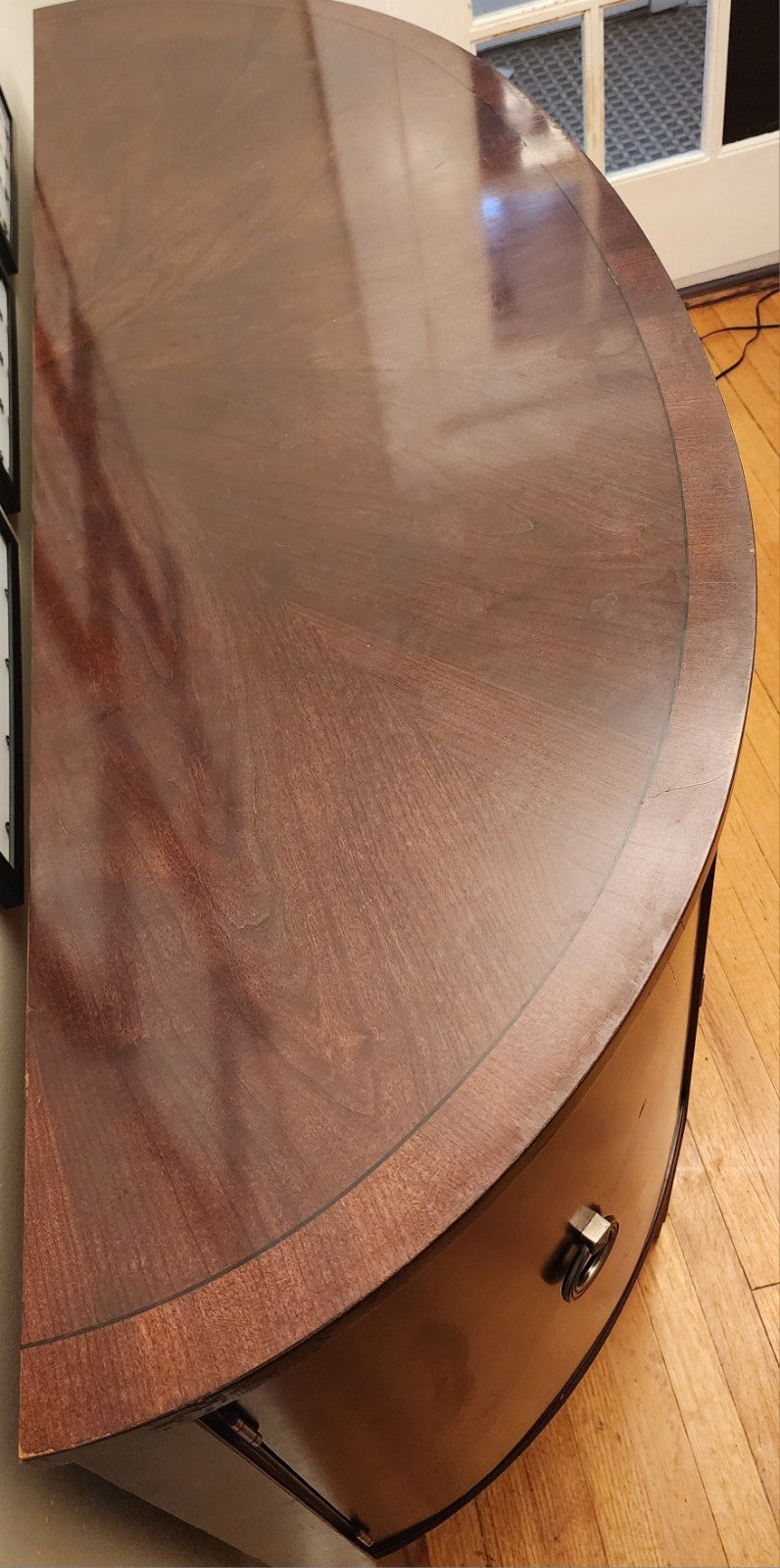 ETHAN ALLEN Demilune Sideboard