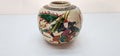 Vintage Chinese Ginger Jar with Warrior Scene and Crackle Glaze