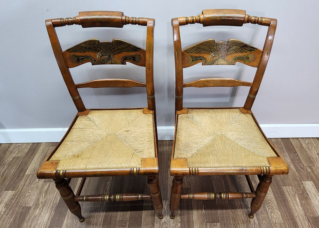 Ethan Allen American Hitchcock Chairs - Set of 4 -Including 2 Armchairs
