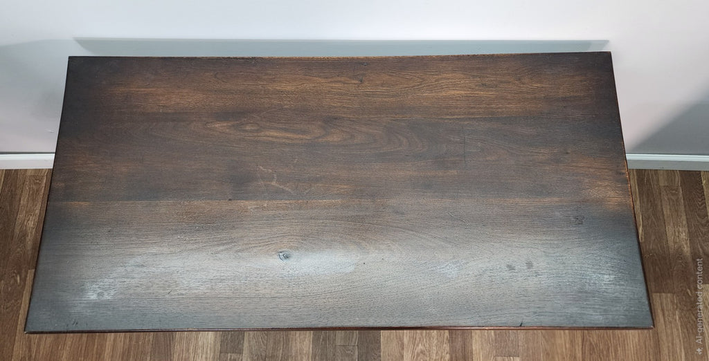 Antique Turned Leg Wood Entry or Console Table