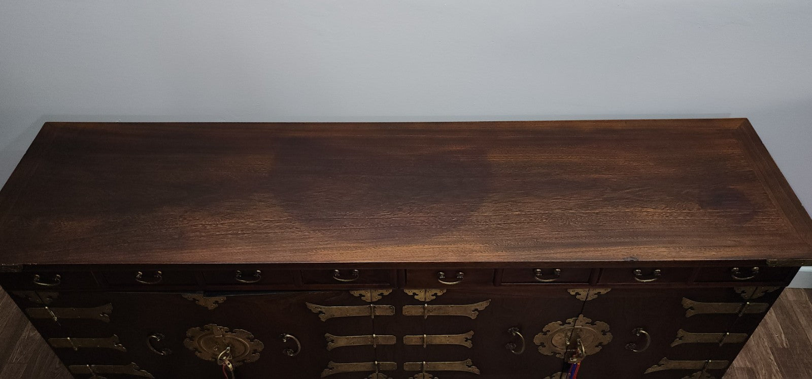 Korean Antique Style Table Chest Console Cabinet