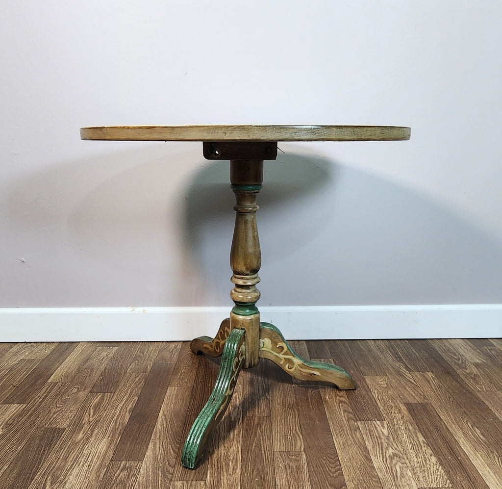 Vintage Painted Flip Top Table