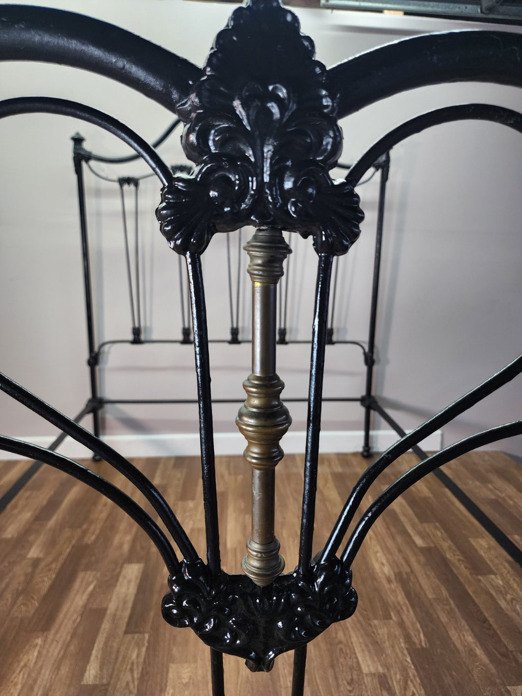 Antique Wrought Iron Bed Frame