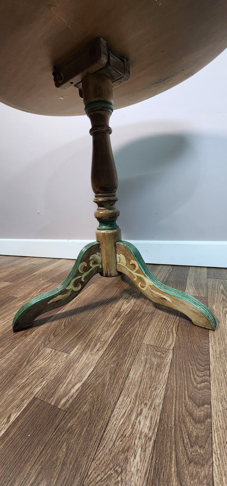 Vintage Painted Flip Top Table