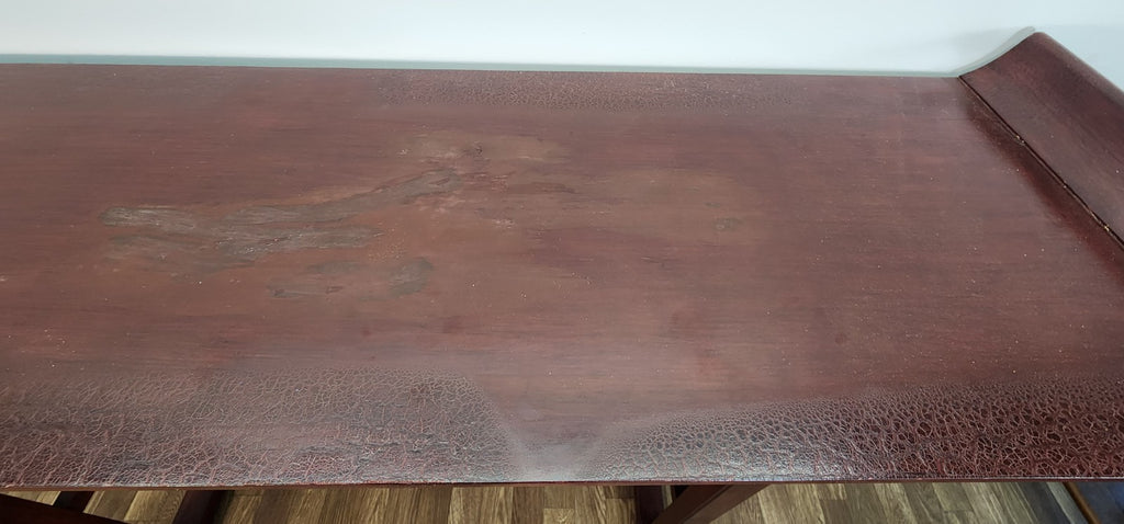 Vintage Pagoda Style Carved Ornate Alter Console Table