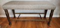 Sand Colored Cushioned Bench