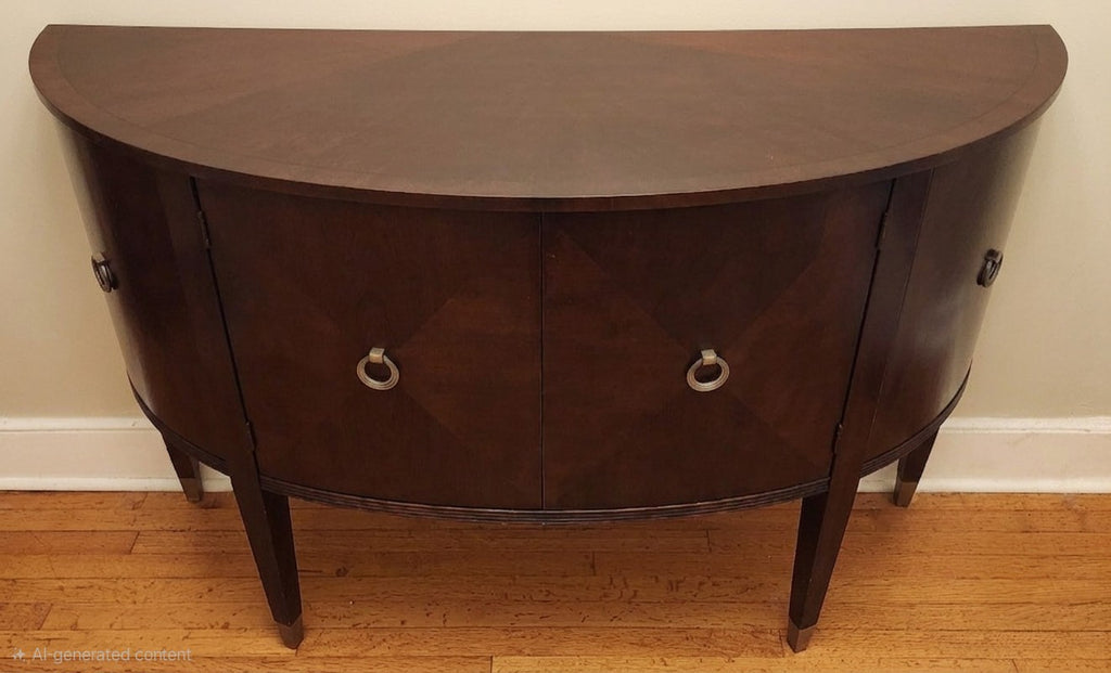 ETHAN ALLEN Demilune Sideboard