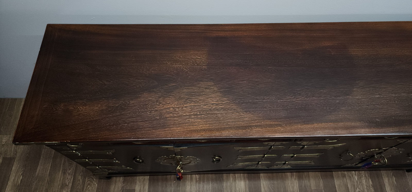 Korean Antique Style Table Chest Console Cabinet