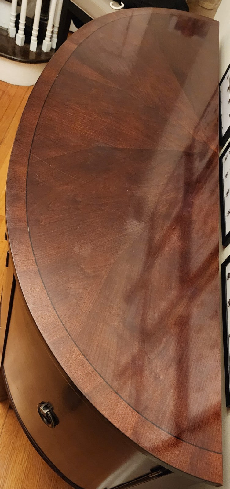 ETHAN ALLEN Demilune Sideboard