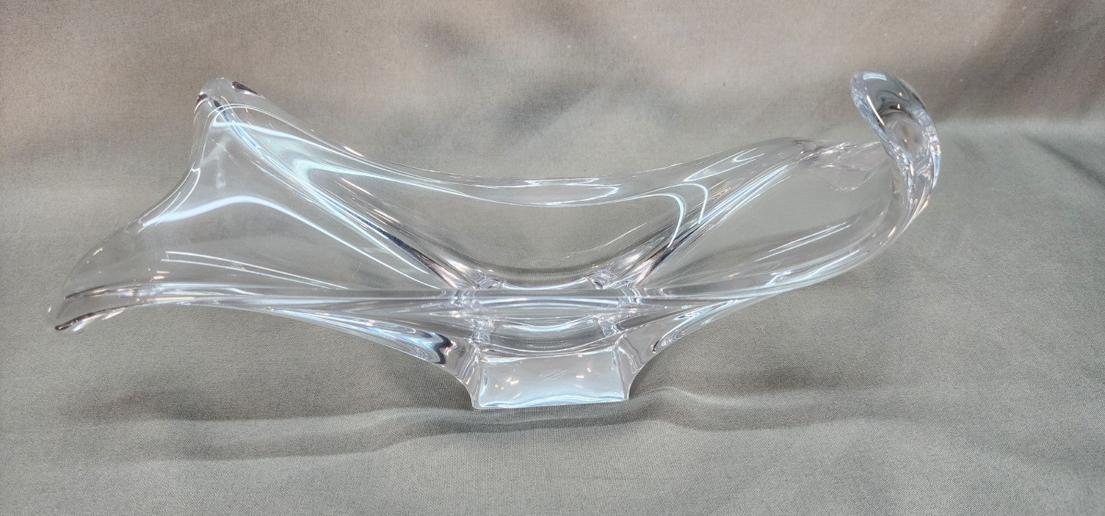 Vintage French Crystal Centerpiece Bowl