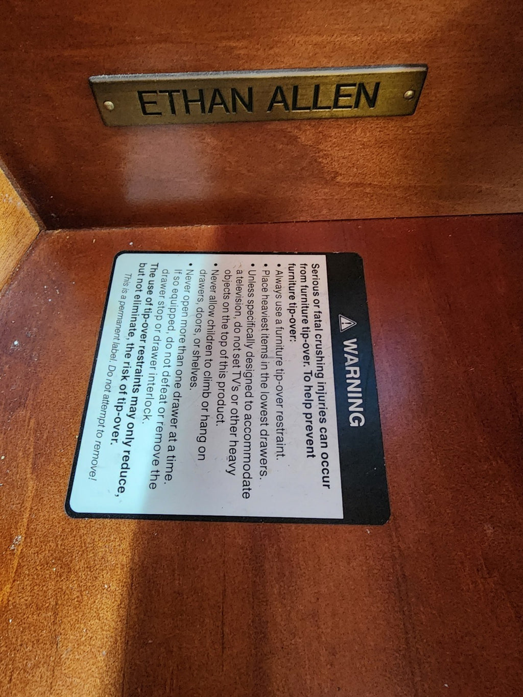 Ethan Allen Demilune
