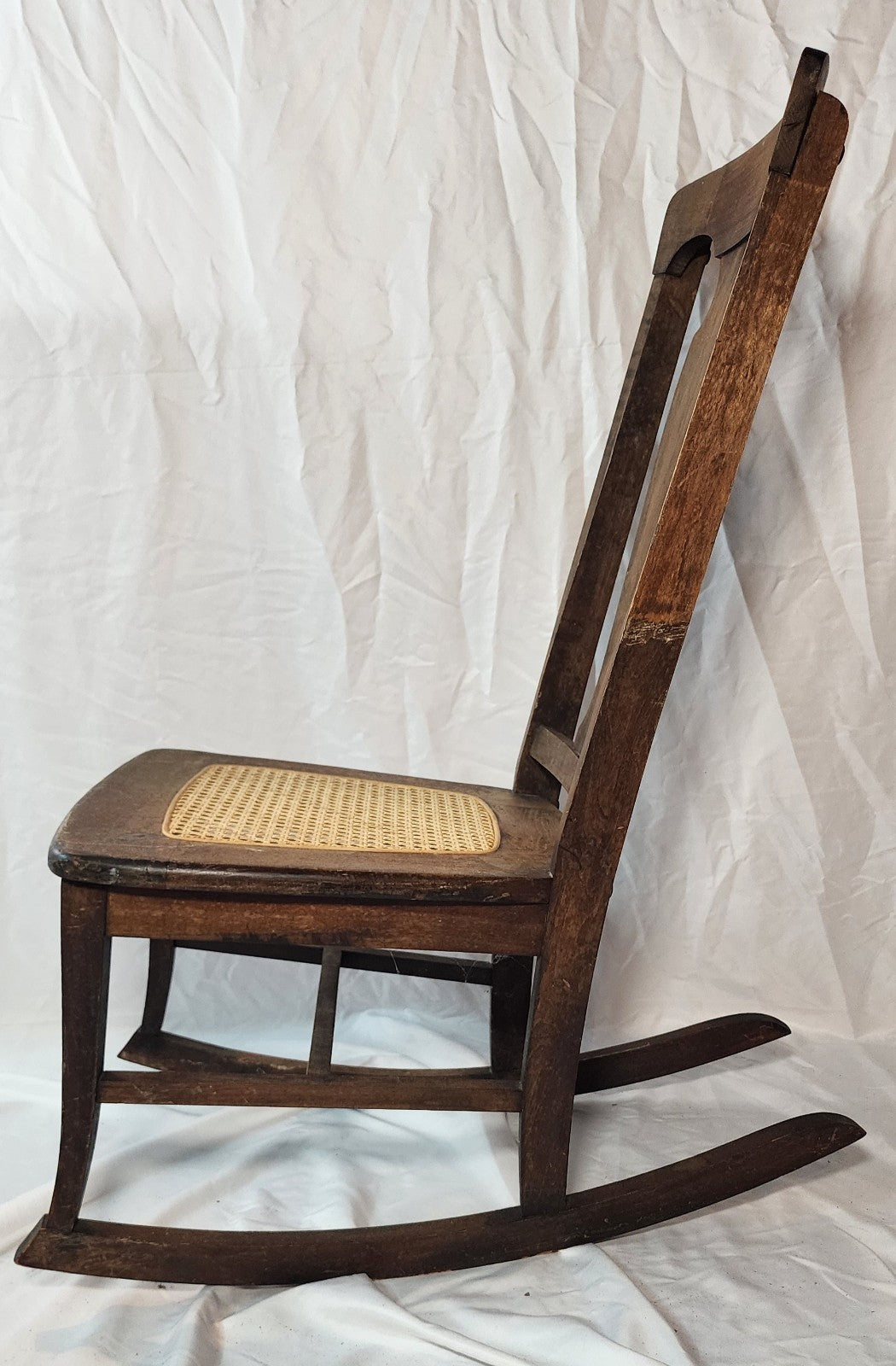 Antique American Cane Rocking Chair