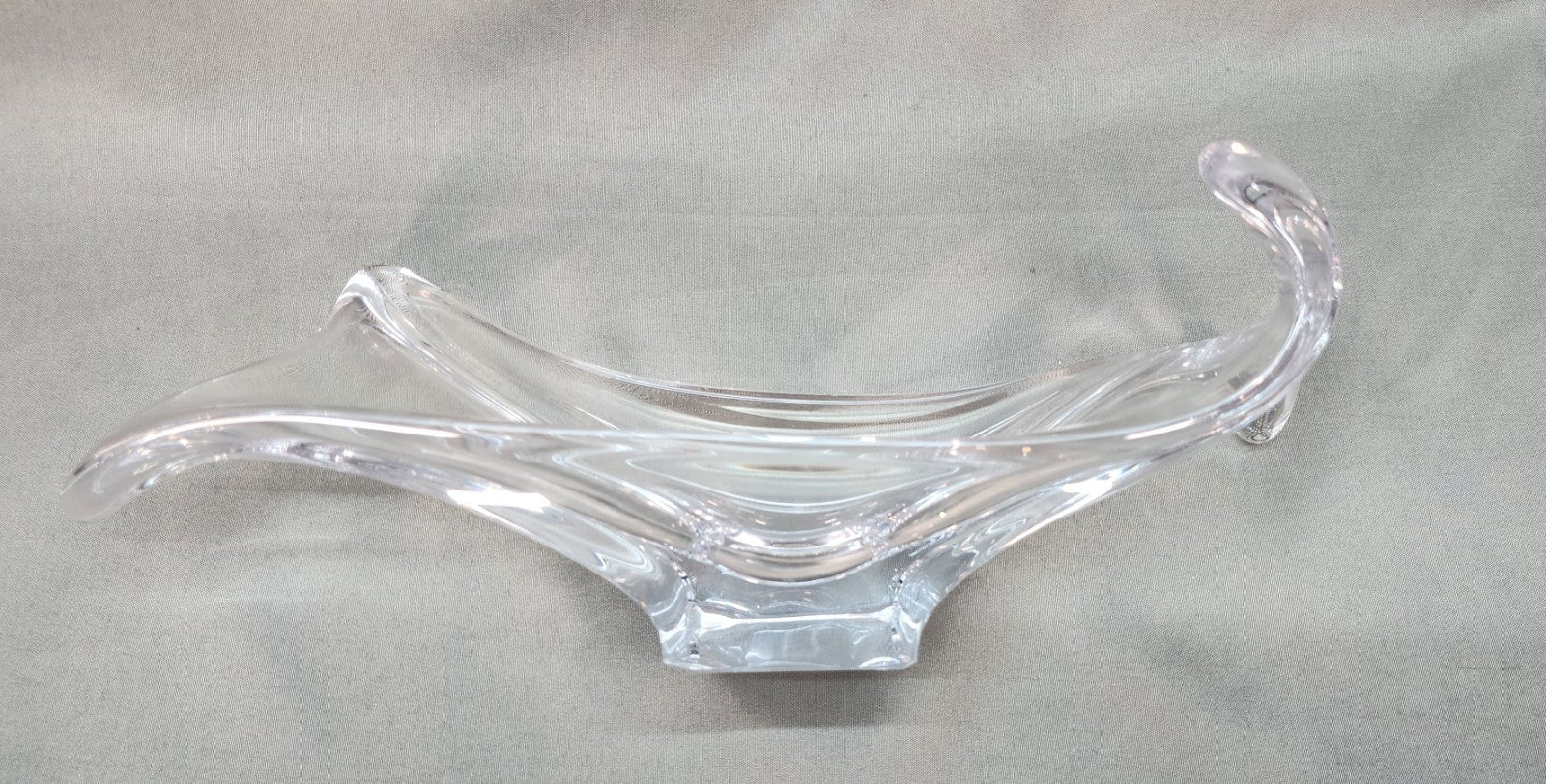 Vintage French Crystal Centerpiece Bowl