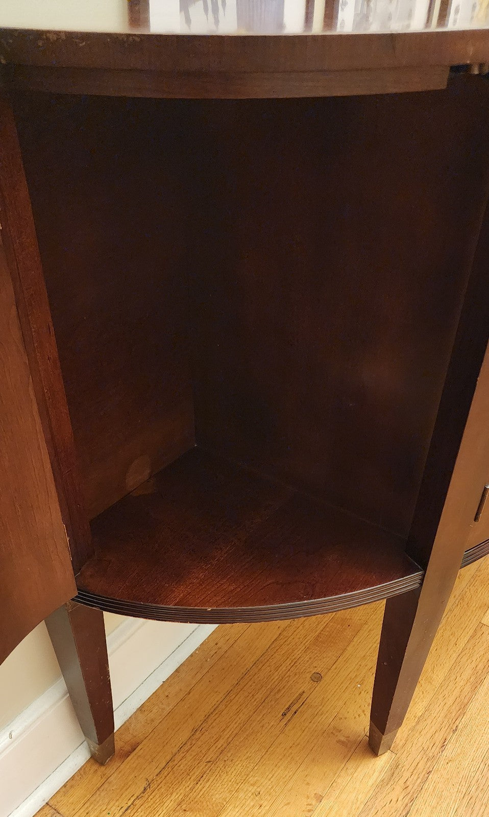 ETHAN ALLEN Demilune Sideboard