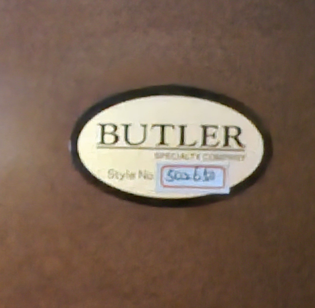 Vintage Butler Cherry Lift Top Game Table With Games and Pieces