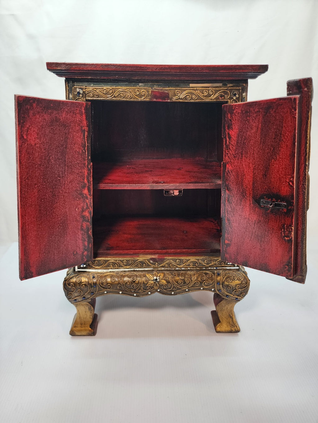 Asian Ornate Decorative Cabinet