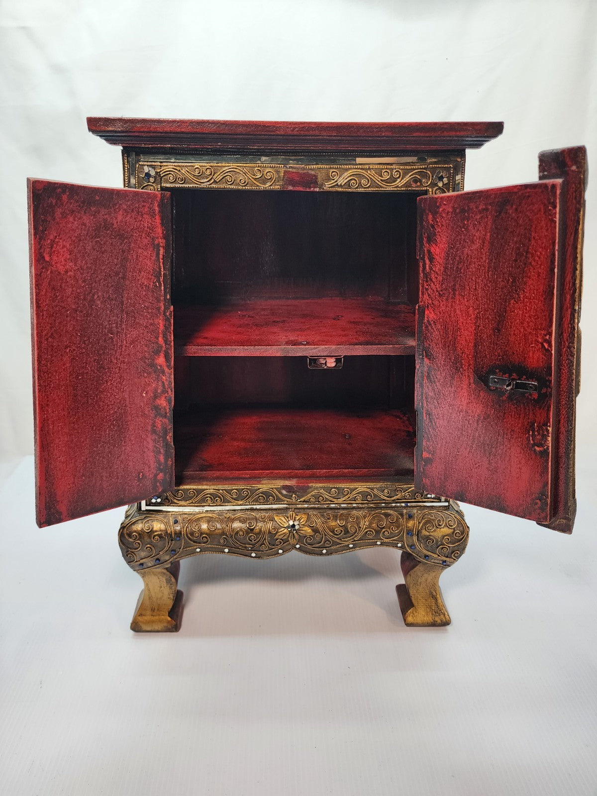 Asian Ornate Decorative Cabinet