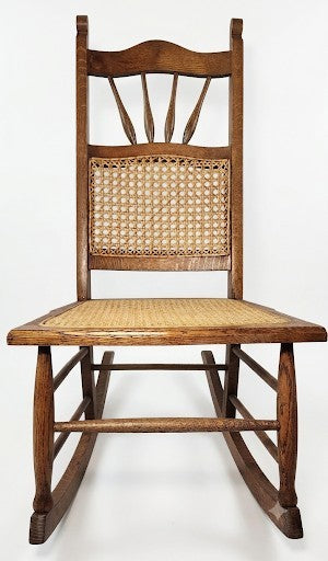 Antique Cane Rocking Chair