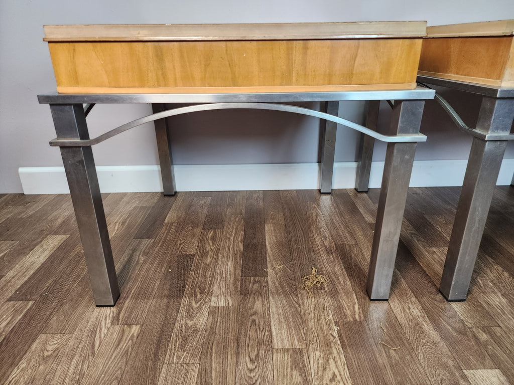 Mid Century Modern End Tables -  Night Tables - Sold as a Pair