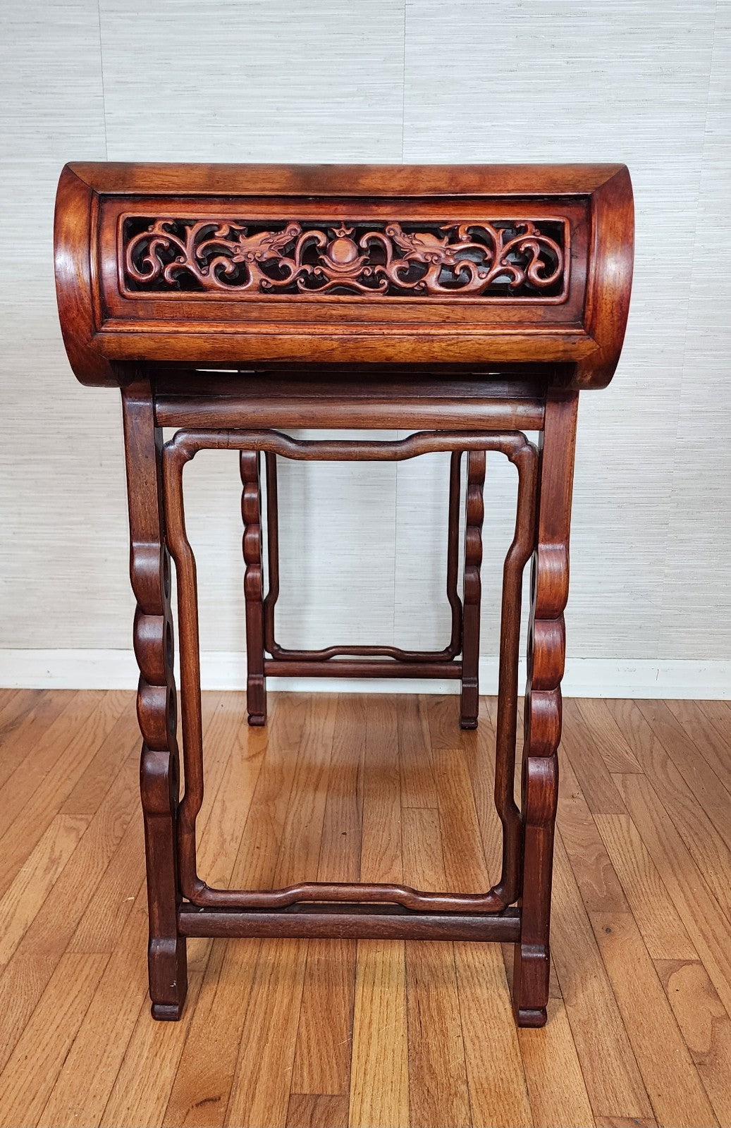 Vintage Chinese Rosewood Dragon Altar Table/Entry Console