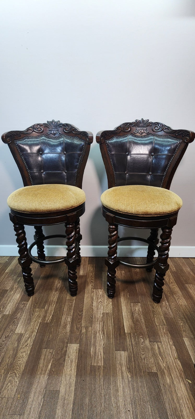 Stools bar chairs set of 2