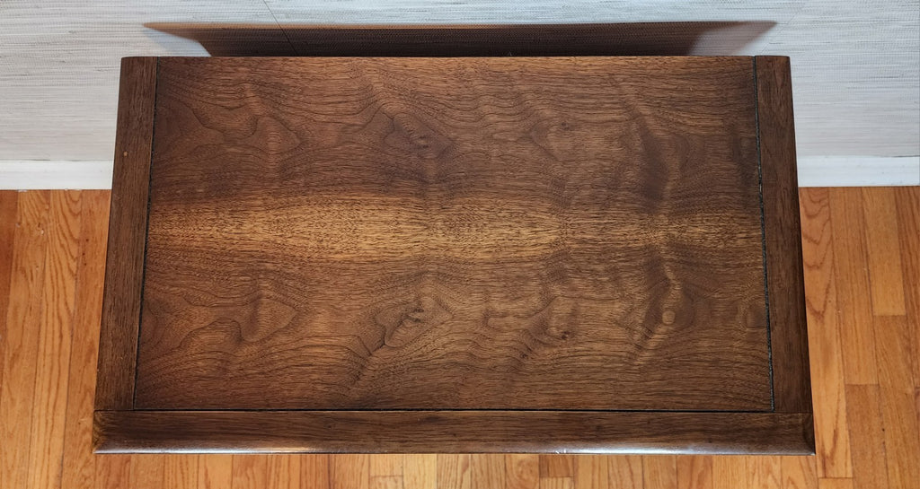 Mid Century Modern Stanley Dresser, 2 Nightstands and Mirror